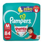 FRALDA PAMPERS AJUSTE TOTAL PANTS 84UN