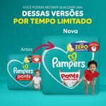 FRALDA PAMPERS AJUSTE TOTAL PANTS 84UN