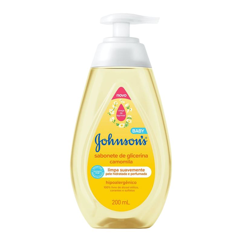 SABONETE LIQUIDO JOHNSONS BABY CAMOMILA 200ML