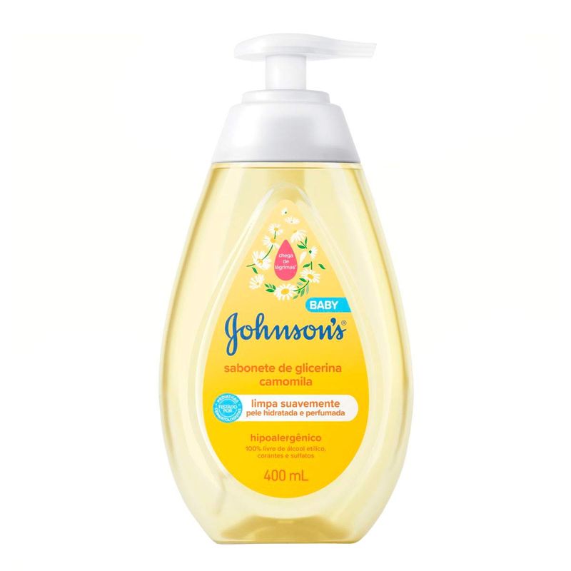 SABONETE LIQUIDO JOHNSONS BABY CAMOMILA 400ML