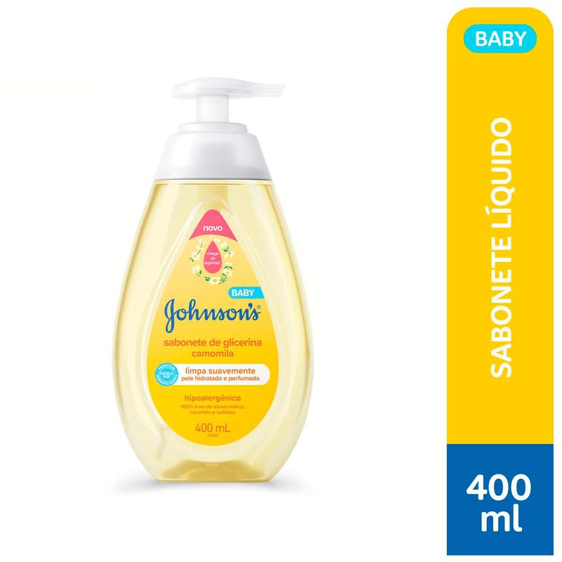 SABONETE LIQUIDO JOHNSONS BABY CAMOMILA 400ML