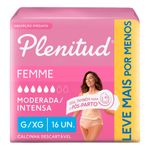 ROUPA INTIMA  PLENITUD ACTIVE FEMME G/XG 16UN