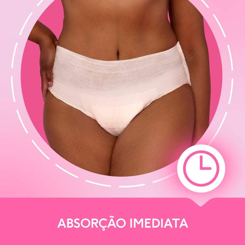 ROUPA INTIMA  PLENITUD ACTIVE FEMME G/XG 16UN