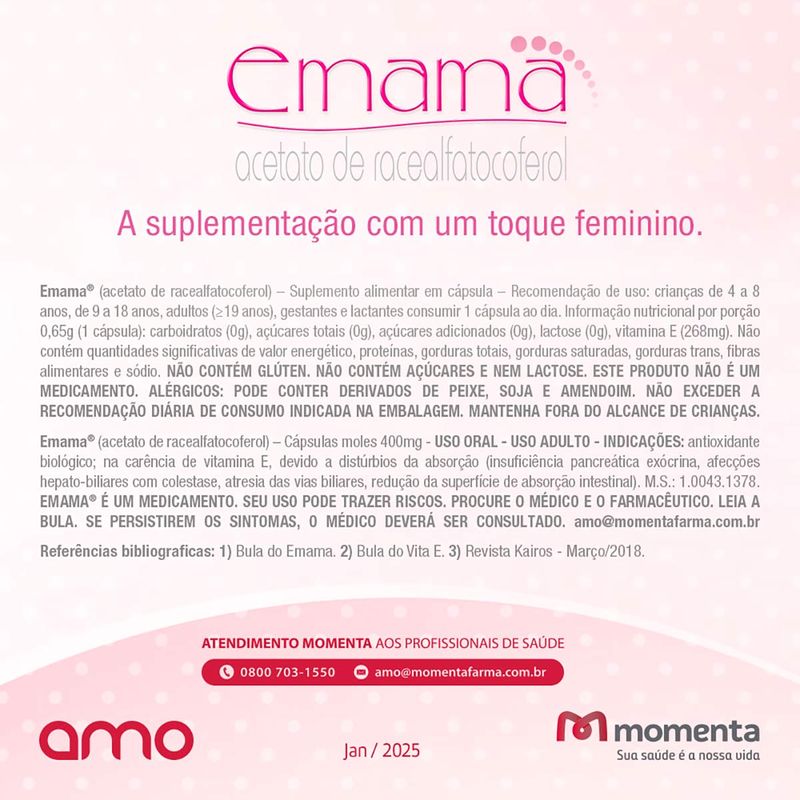 EMAMA 400MG 30CAP