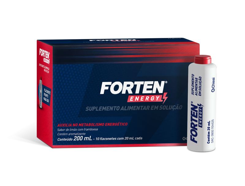 FORTEN  ENERGY SOLUÇAO 10FLACONETES 20ML