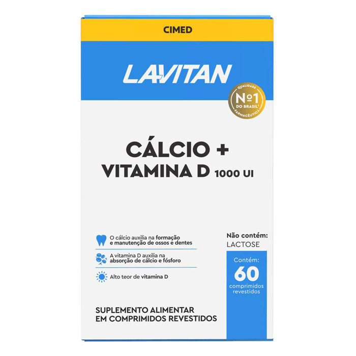 LAVITAN CALCIO+D 1.000UI 60CPR