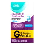 FEXOFENADINA, CLORIDRATO MED 180MG 10CPR GEN