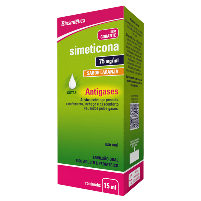 SIMETICONA BIO 75MG/ML GOTAS 15ML GEN