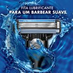 KIT GILLETTE MACH3 APARELHO+2CARGAS
