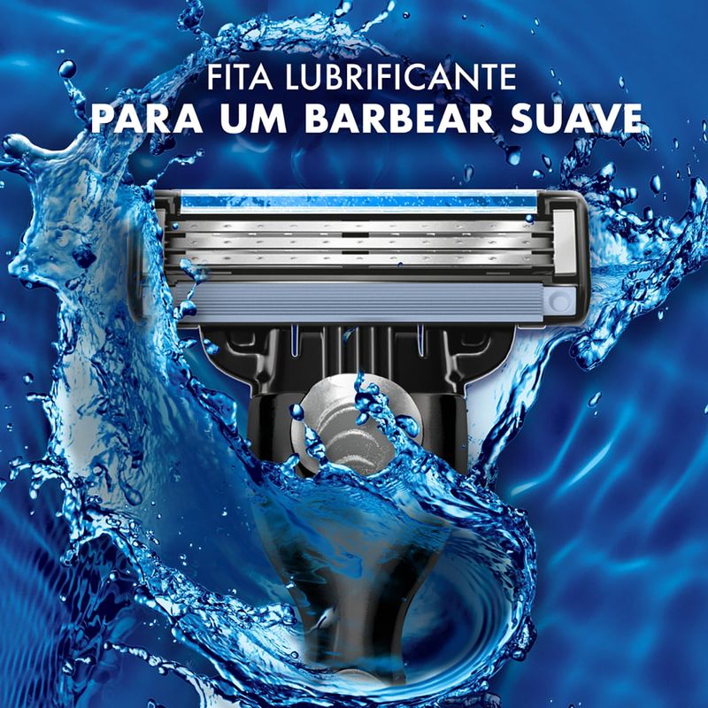 KIT GILLETTE MACH3 APARELHO+2CARGAS