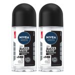 DES NIVEA ROLL ON INVISIBLE BLACK WHITE POWER 50ML PACK2