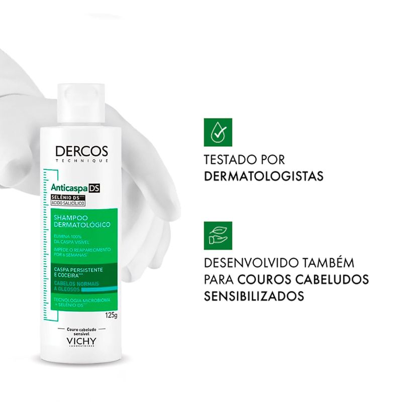 VICHY DERCOS SHAMPOO ANTICASPA DS 125G