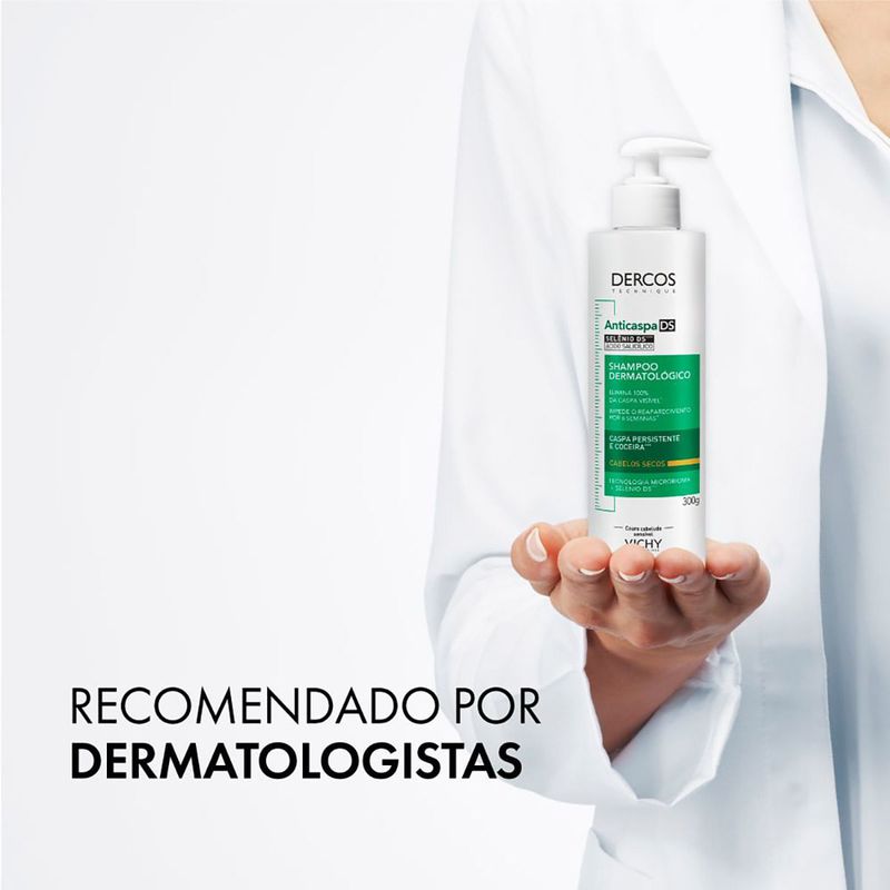 VICHY DERCOS SHAMPOO ANTICASPA CABELO SECO DS 300G
