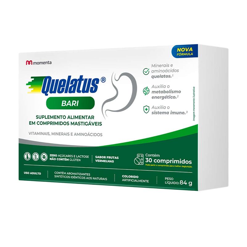 QUELATUS BARI 30CPR MASTIGAVEIS