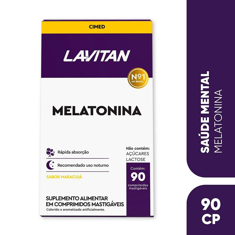 LAVITAN MELATONINA MARACUJA 90CPR