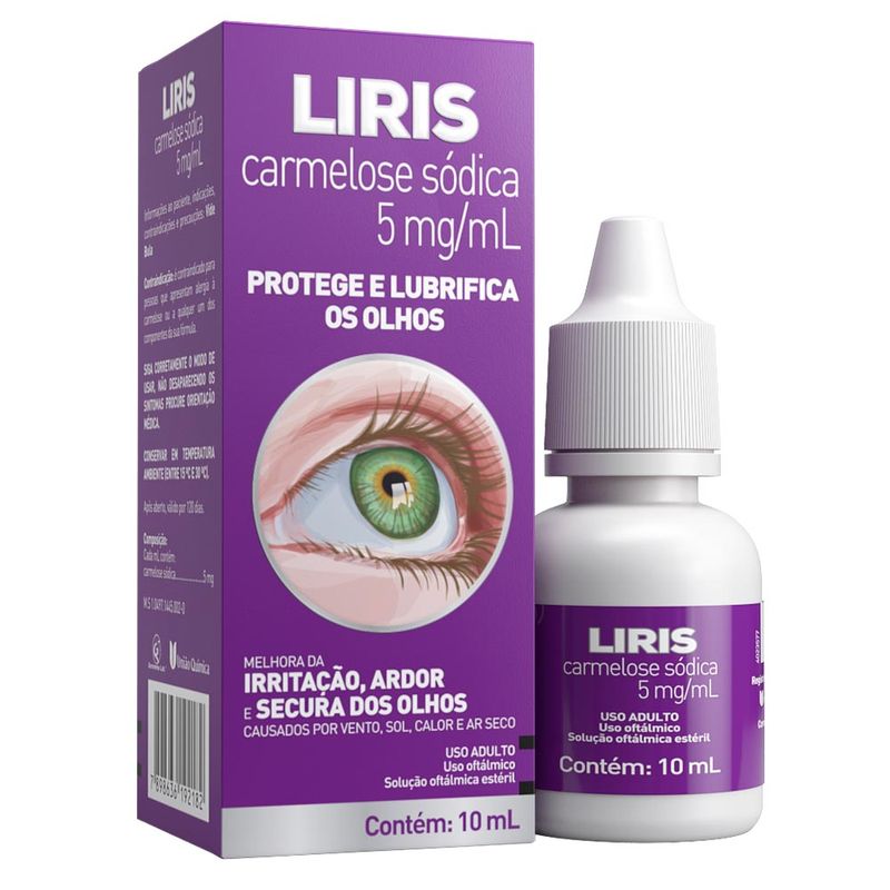 LIRIS 5MG SOLUCAO OFTALMICA 10ML