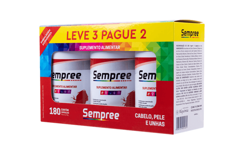 SEMPREE CABELO, PELE E UNHAS ALQUIMIA 180CAP L3P2