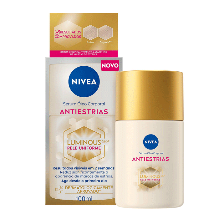 NIVEA LUMINOUS 630 ANTI-ESTRIAS SERUM OLEO CORPORAL 100ML