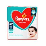 FRALDA PAMPERS SUPERSEC MEGA XG 32UN