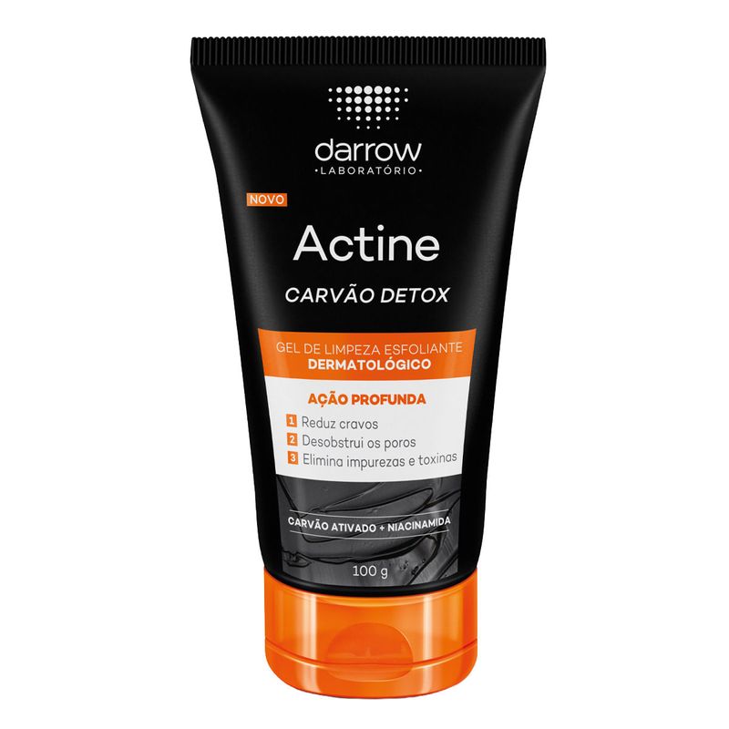 ACTINE GEL DE LIMPEZA ESFOLIANTE CARVAO DETOX 100G