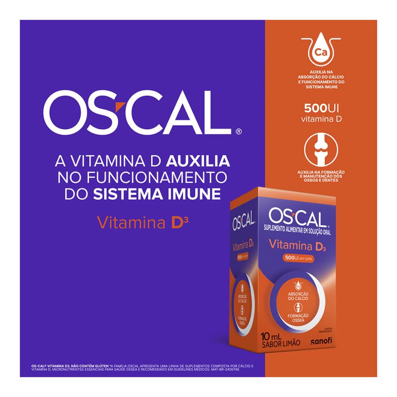 OSCAL VITAMINA D 500UI 10ML