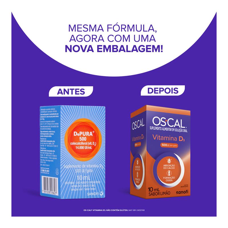 OSCAL VITAMINA D 500UI 10ML