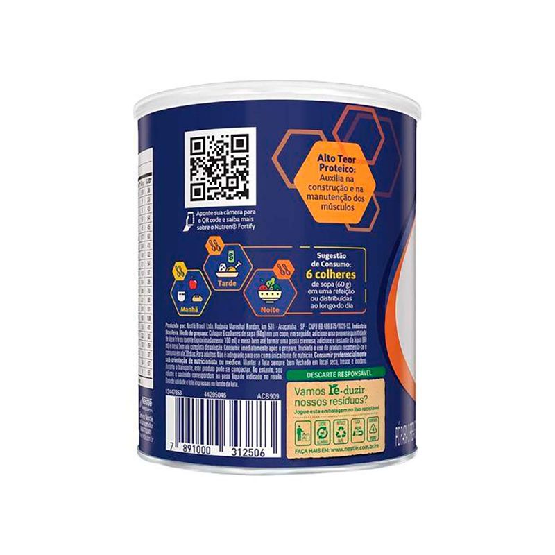 NUTREN FORTIFY SEM SABOR 360G