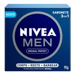 NIVEA SABONETE MEN 3EM1 ORIGINAL PROTECT 90G