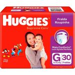 FRALDA HUGGIES MAXIMA PROTEÇAO ROUPINHA G 30UN