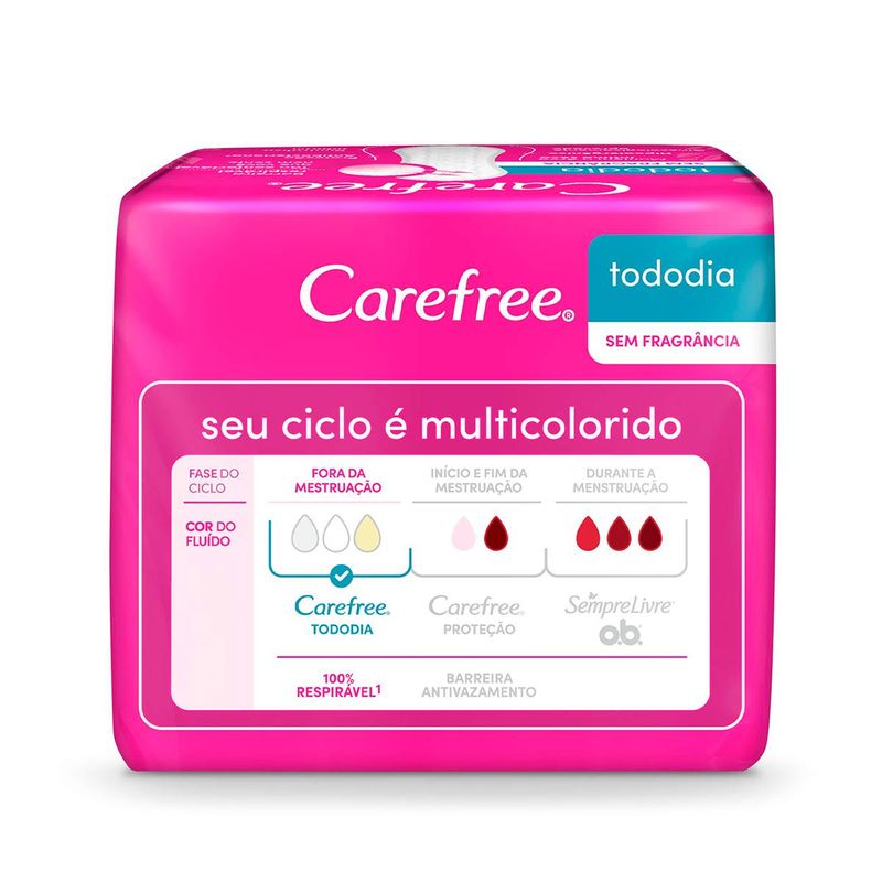 PROTETOR DIARIO CAREFREE BRISA SEM PERFUME 15UN