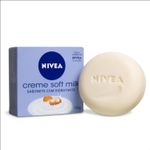 NIVEA SABONETE CREME SOFT MILK 90G