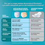 ROUPA INTIMA PLENITUD ACTIVE FIT MULHER P/M 8UN