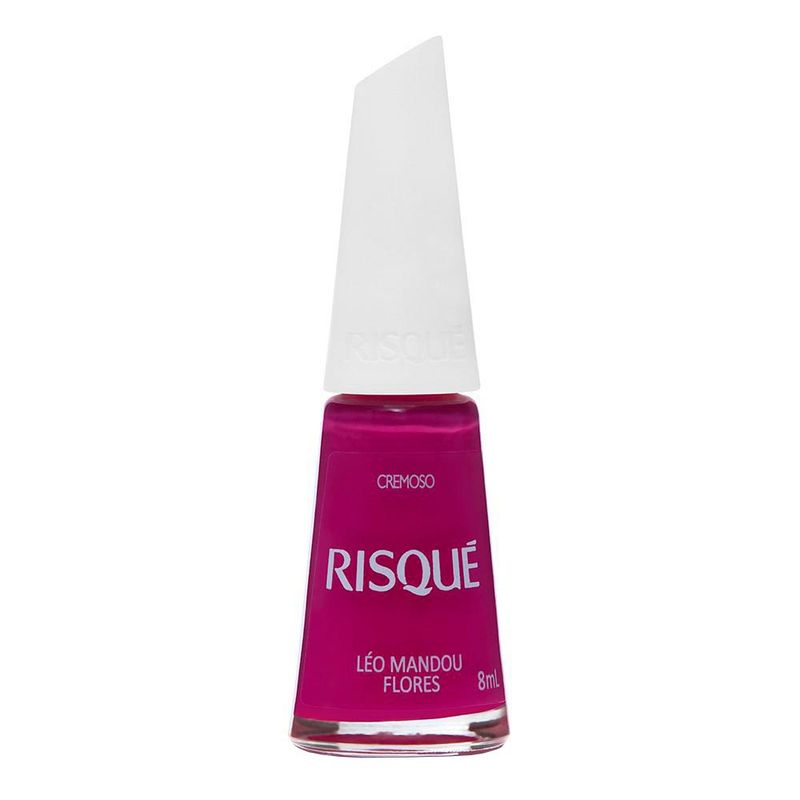 ESMALTE RISQUE CREMOSO LEO MANDOU FLORES 8ML