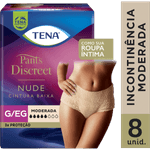 ROUPA INTIMA TENA PANTIS DISCREET NUDE G 8UN