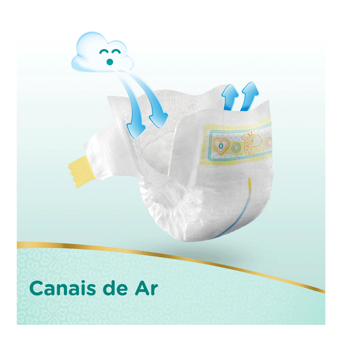 FRALDA PAMPERS PREMIUM CARE RECEM NASCIDO ATÉ 4KG RN 36UN