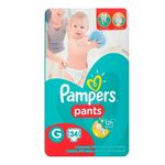 FRALDA PAMPERS PANTS G 34UN