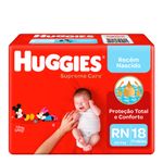FRALDA HUGGIES MAXIMA PROTEÇAO PRIMEIROS 100DIAS RN 18UN