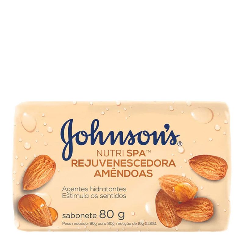 SABONETE JOHNSONS REJUVENESCEDOR AMENDOAS 80G