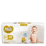 FRALDA INFANTIL MILI LOVECARE MEGA XXG 40UN