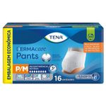 ROUPA INTIMA DESCARTAVEL TENA PANTS DERMACARE P/M 16UN