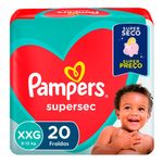 FRALDA PAMPERS SUPERSEC XXG 20UN