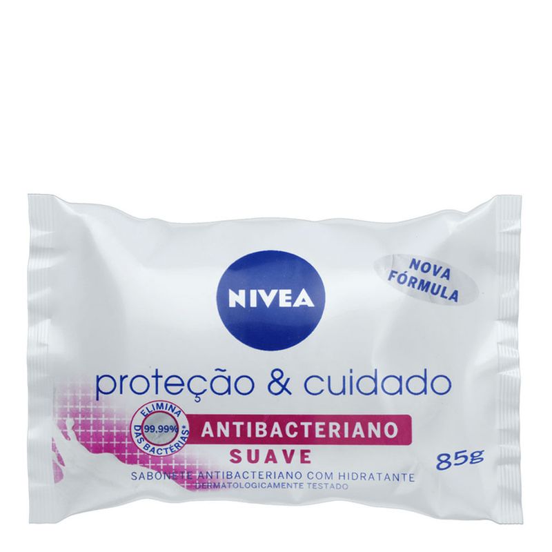 NIVEA SABONETE ANTIBACTERIANO SUAVE 85G