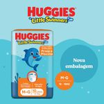 FRALDA HUGGIES MAR E PISCINA G 10UN