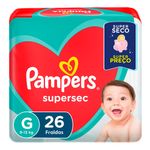 FRALDA PAMPERS SUPERSEC G 26UN