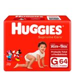 FRALDA HUGGIES MAXIMA PROTEÇAO G 64UN