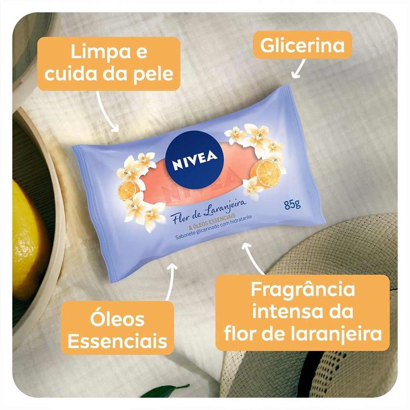 NIVEA SABONETE FLOR DE LARANJEIRA 85G