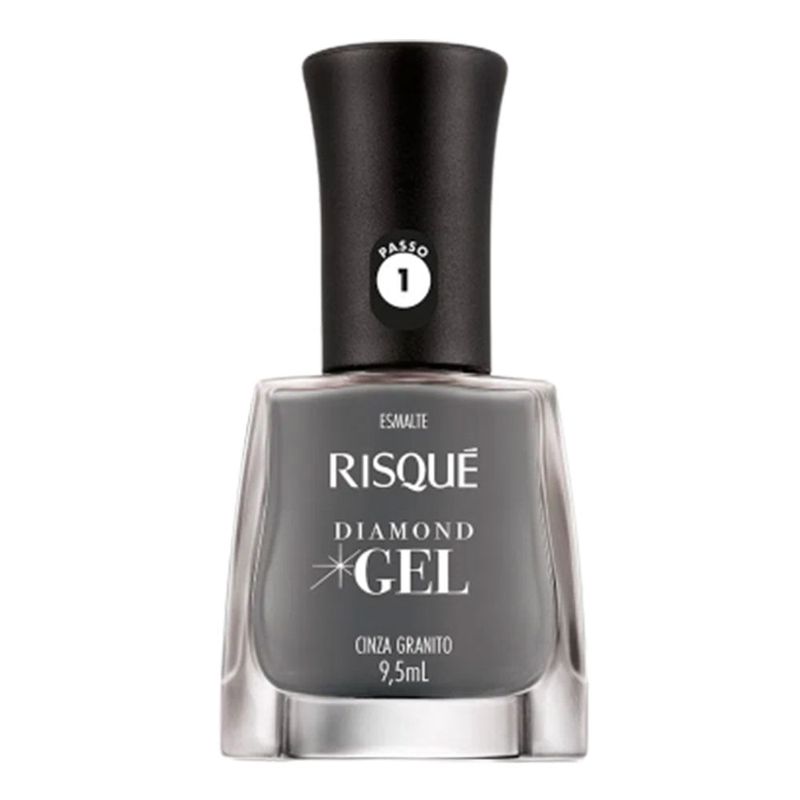 ESMALTE RISQUE GEL CINZA GRANITO
