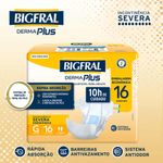 FRALDA BIGFRAL PLUS GERIATRICA G 16UN