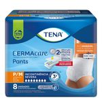 ROUPA INTIMA DESCARTAVEL TENA DERMACARE P/M 8UN