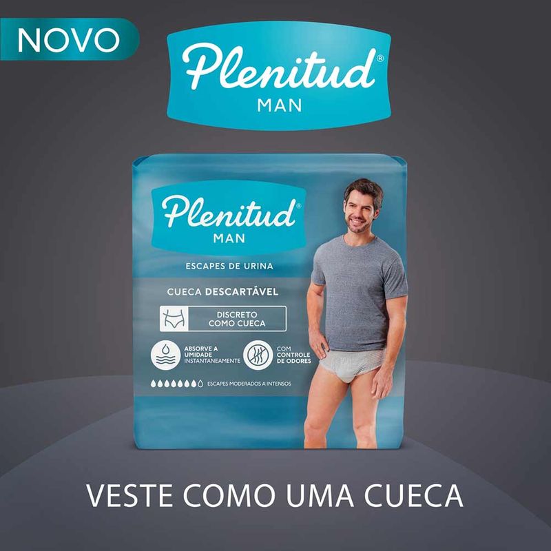 ROUPA INTIMA PLENITUD MEN P/M 8UN